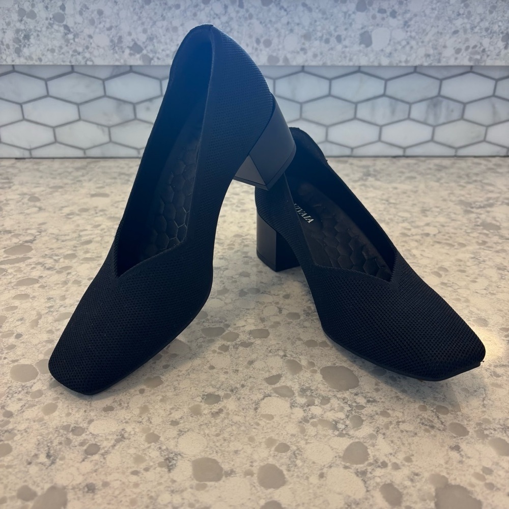 Vivaia Square Toe Lounge Shoes with Wide Heel (Megan), Size US 6/36.5 - Picture 6 of 15